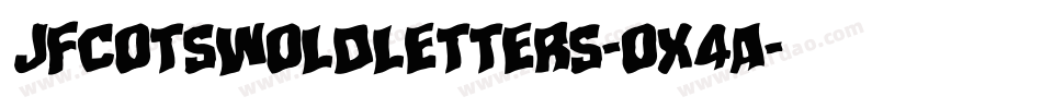 JfCotswoldLetters-ox4A字体转换