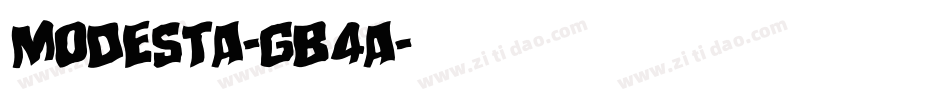Modesta-GB4a字体转换 Modesta-GB4a字体转换