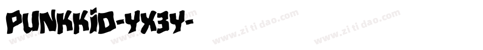 PunkKid-YX3y字体转换