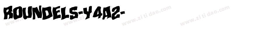 Roundels-Y4a2字体转换
