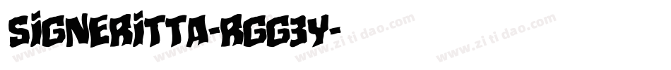 Signeritta-rgg3y字体转换 Signeritta-rgg3y字体转换