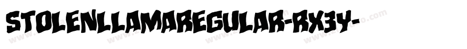 StolenLlamaregular-rx3y字体转换 StolenLlamaregular-rx3y字体转换