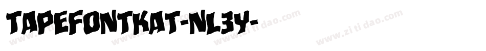Tapefontkat-nL3Y字体转换