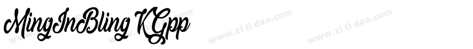 MingInBling-KGpp字体转换