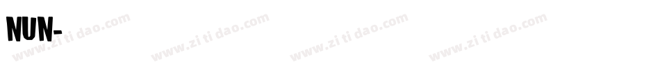 NUN字体转换