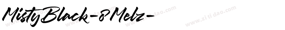 MistyBlack-8Melz字体转换