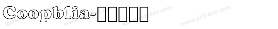 Coopblia字体转换