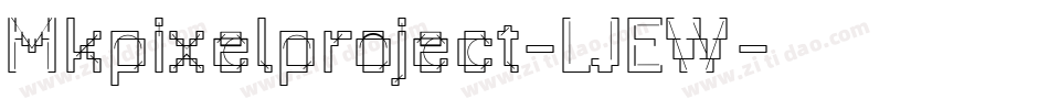Mkpixelproject-LJEW字体转换