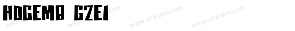 Hdgem8-g2e1字体转换