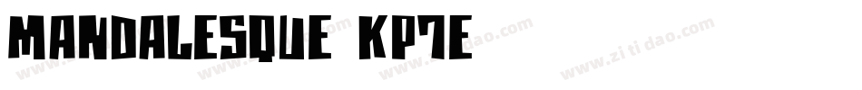 Mandalesque-KP7e字体转换