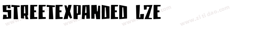 StreetExpanded-L2E字体转换