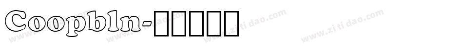 Coopbln字体转换