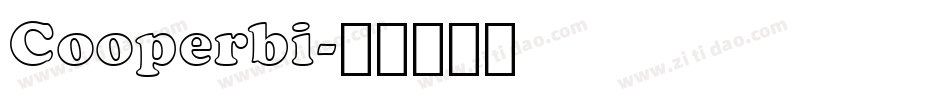 Cooperbi字体转换