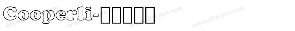 Cooperli字体转换