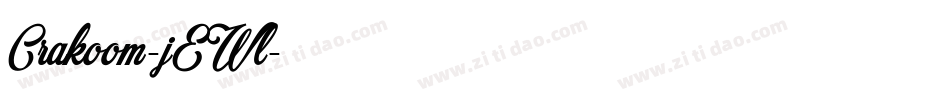 Crakoom-jEWl字体转换