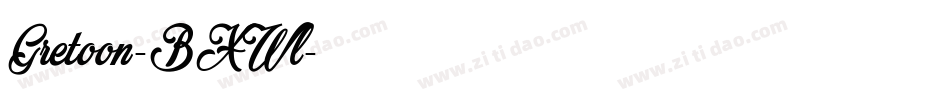 Gretoon-BXWl字体转换 Gretoon-BXWl字体转换