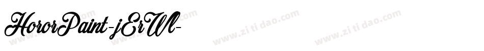 HororPaint-jErWl字体转换