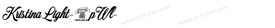 KristinaLight-4pWl字体转换