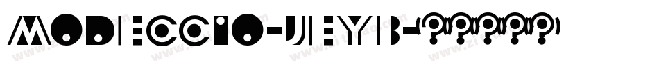 Modeccio-JeYB字体转换
