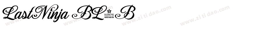 LastNinja-BL6B字体转换