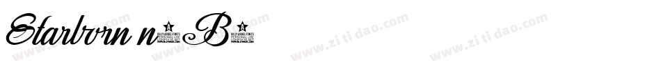 Starborn-n6B4字体转换 Starborn-n6B4字体转换