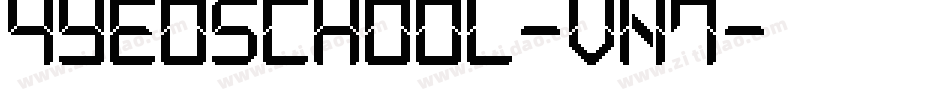 4Yeoschool-vn7字体转换