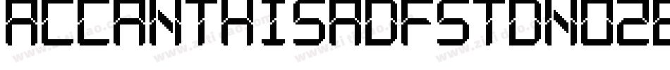 Accanthisadfstdno2Bold-rdR7字体转换