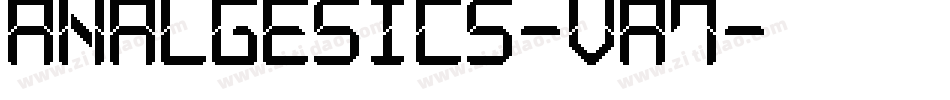 Analgesics-vA7字体转换