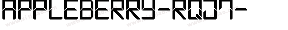 Appleberry-rqj7字体转换
