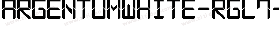 Argentumwhite-rgL7字体转换