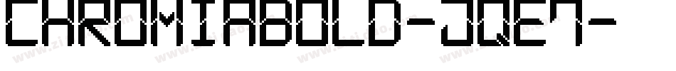 ChromiaBold-jqE7字体转换