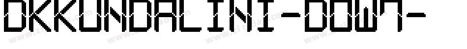 Dkkundalini-doW7字体转换