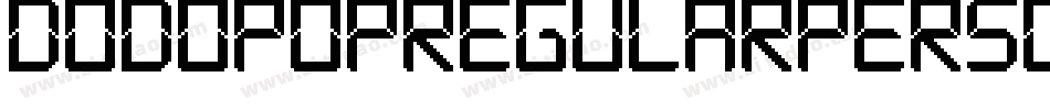 DodopopRegularpersonaluse-jGK7字体转换