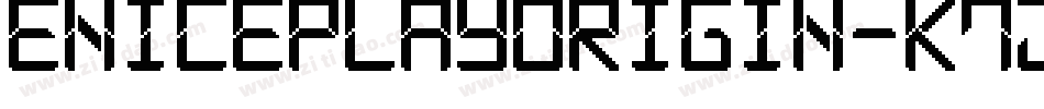 EniceplayOrigin-K7Jo7字体转换