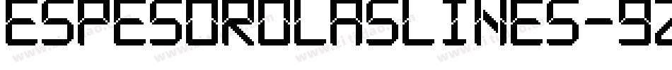 EspesorOlasLines-9zY7字体转换