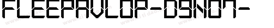 Fleepavlop-d9nO7字体转换