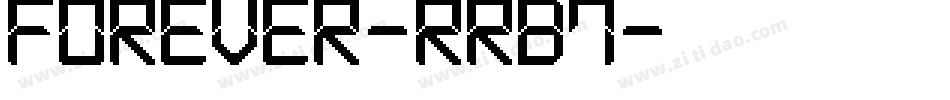 Forever-rRB7字体转换