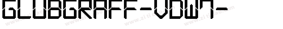 Glubgraff-vdW7字体转换