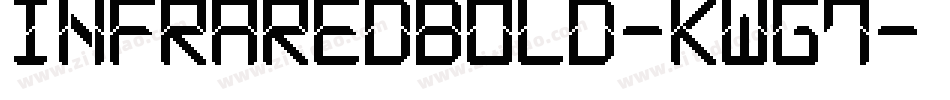 InfraredBold-KWG7字体转换