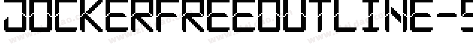JockerFreeOutline-9YKV7字体转换