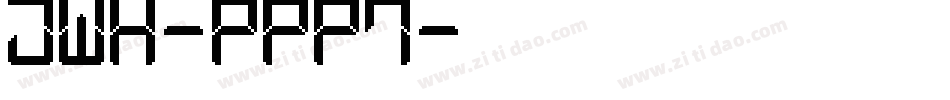 Jwh-PPP7字体转换