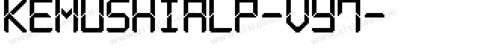 KemushiAlp-vY7字体转换