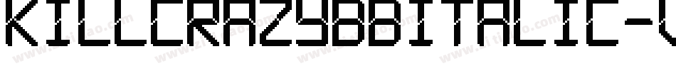 KillcrazybbItalic-vgK7字体转换