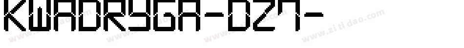 Kwadryga-dz7字体转换
