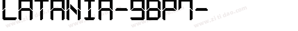 Latania-9Bp7字体转换