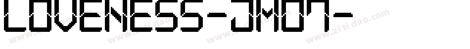 Loveness-jmO7字体转换