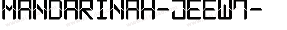 MandarinAH-jEEW7字体转换