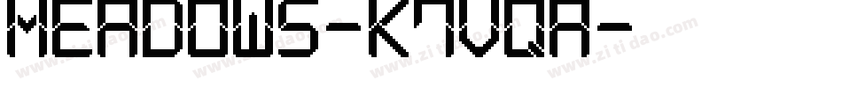 Meadows-K7VqA字体转换
