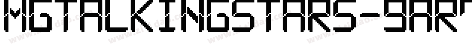Mgtalkingstars-9Ar7字体转换