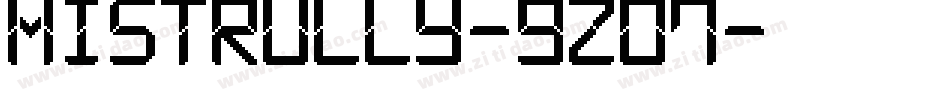 Mistrully-9Zo7字体转换